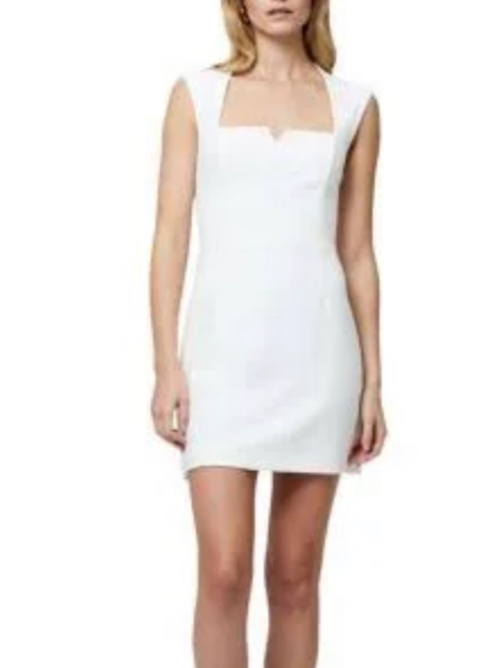 White mini dress